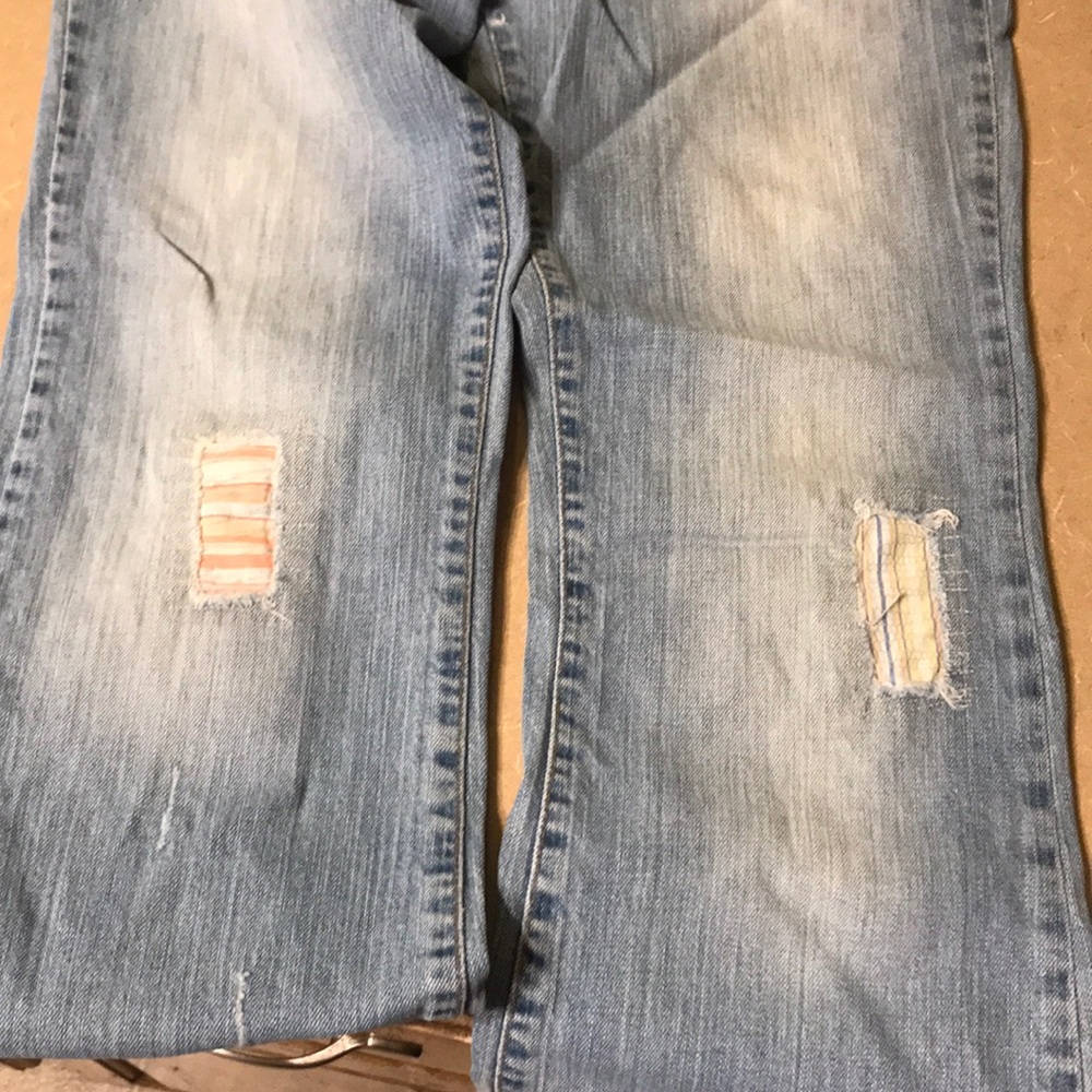 Adorable Lucky Brand Patchwork Bootcut Jeans! - image 4